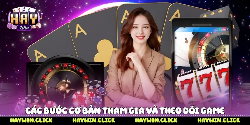 Các bước cơ bản tham gia và theo dõi game
